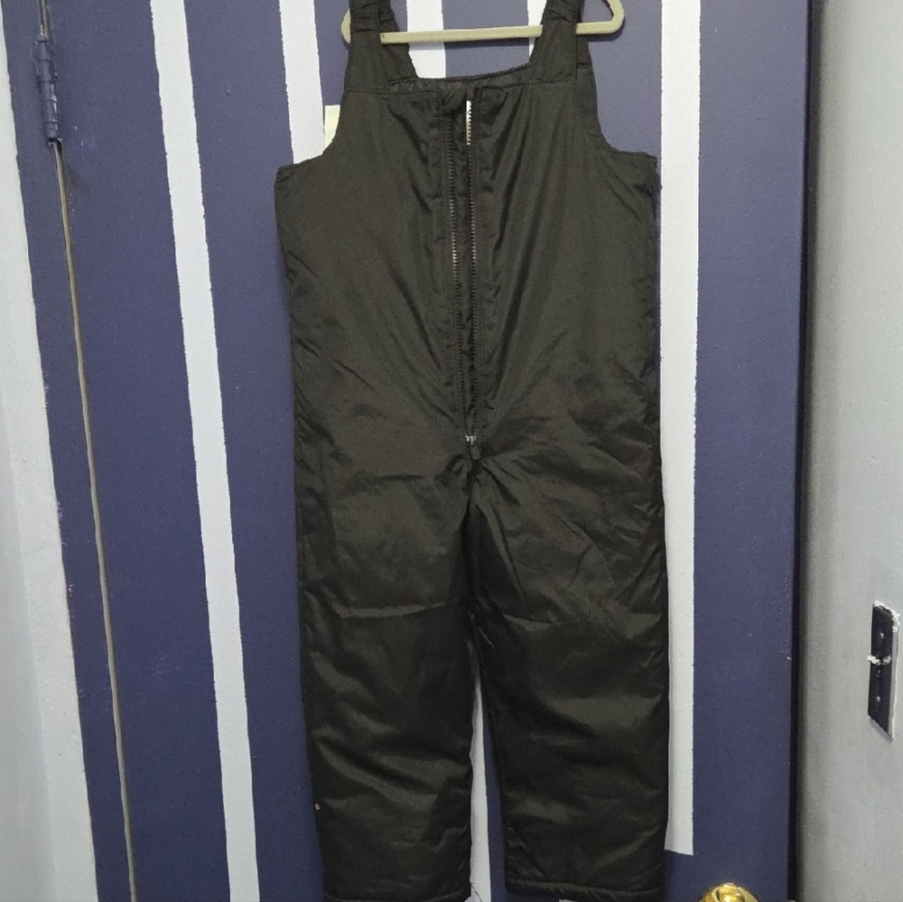Old Navy 5T Black Waterproof Bib Zip-up Snowsuit